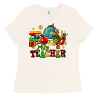 Bone christmas jolly teachers Ladies Tee - AdoDesignShop