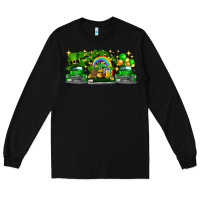 Black st patricks trucks Long Sleeve Tee - FaDigitalArtStudio