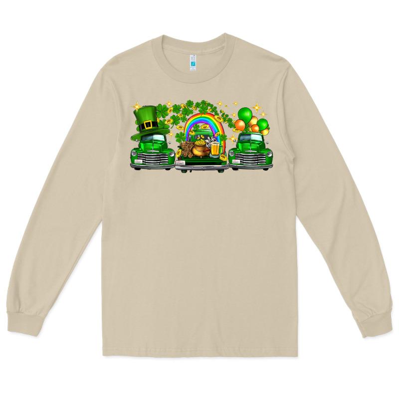 St Patricks Trucks Long Sleeve Tee by FaDigitalArtStudio | Teevron