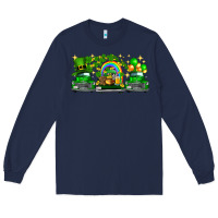 Navy st patricks trucks Long Sleeve Tee - FaDigitalArtStudio