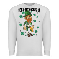 Dove Grey let's get lucked up Premium Sweatshirt - MaliasSmallBusiness