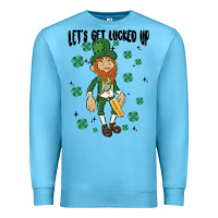 Ocean Blue let's get lucked up Premium Sweatshirt - MaliasSmallBusiness
