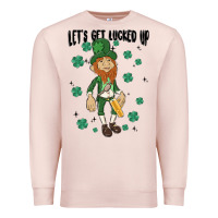 Pale Pink let's get lucked up Premium Sweatshirt - MaliasSmallBusiness