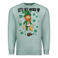 Seafoam let's get lucked up Premium Sweatshirt - MaliasSmallBusiness