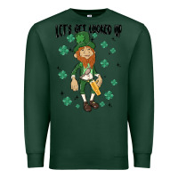 Sports Green let's get lucked up Premium Sweatshirt - MaliasSmallBusiness