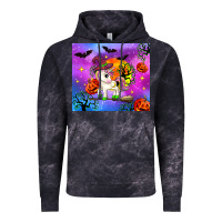 Cloud Black halloween unicorn Vintage Hoodie - Zillion Design Studio