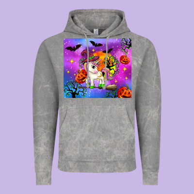 Vintage Hoodie halloween unicorn