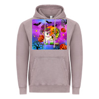 Vintage Zinc halloween unicorn Vintage Hoodie - Zillion Design Studio