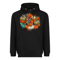 Black fall autumn patches Heavyweight Hoodie - Jasminsmagicworld