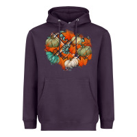 Plum fall autumn patches Heavyweight Hoodie - Jasminsmagicworld