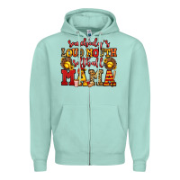 Seafoam somebody's loud mouth softball mama Zipper Hoodie - Jasminsmagicworld