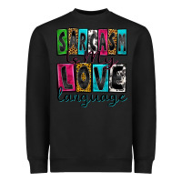 Black sarcasm is my love language Heavyweight Sweatshirt - Zillion Design Studio