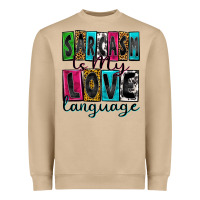 Mushroom sarcasm is my love language Heavyweight Sweatshirt - Zillion Design Studio