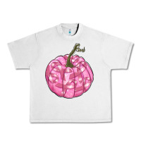 Lunar Rock pink pumpkin with breast cancer ribbons Urban Heavy Tee - RanaPortraitStore