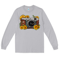 Moon Dust sunflower bee vintage camera Long Sleeve Tee - FaDigitalArtStudio