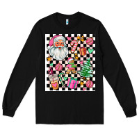 Black pink christmas elementary Long Sleeve Tee - AdoDesignShop