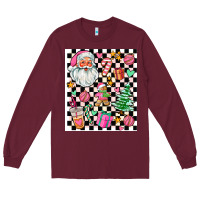 Burgundy pink christmas elementary Long Sleeve Tee - AdoDesignShop