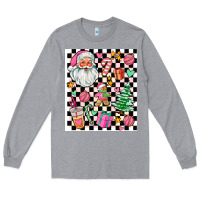 Heather Grey pink christmas elementary Long Sleeve Tee - AdoDesignShop