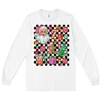 White pink christmas elementary Long Sleeve Tee - AdoDesignShop