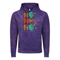 Cloud Purple Gemstone And Reindeer Christmas Ho Ho Ho Vintage Hoodie - RanaPortraitStore