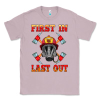 Lilac firefighter face mask with axes Classic Tee - HRA Design Shop