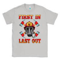 Moon Dust firefighter face mask with axes Classic Tee - HRA Design Shop