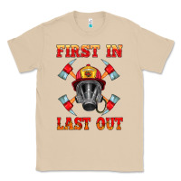 Mushroom firefighter face mask with axes Classic Tee - HRA Design Shop