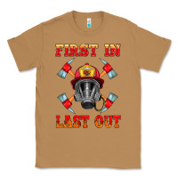 Toasted Coconut firefighter face mask with axes Classic Tee - HRA Design Shop