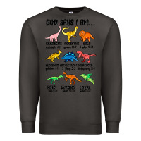 Smoke god says i am dinosaurs handsome Premium Sweatshirt - MaliasSmallBusiness