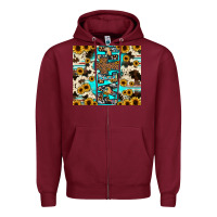 Burgundy faith Zipper Hoodie - JahusDesignShop