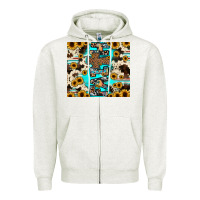 Oatmeal Heather faith Zipper Hoodie - JahusDesignShop