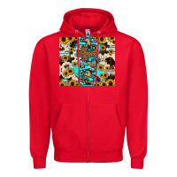 Red faith Zipper Hoodie - JahusDesignShop