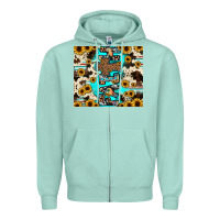 Seafoam faith Zipper Hoodie - JahusDesignShop