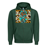 Sports Green faith Zipper Hoodie - JahusDesignShop