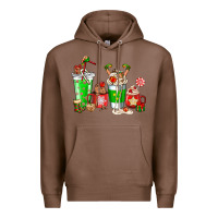 Chestnut Elf coffee cups Premium Hoodie - NancyCooperArtShop