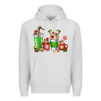 Dove Grey Elf coffee cups Premium Hoodie - NancyCooperArtShop