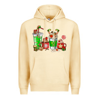 Pina Colada Elf coffee cups Premium Hoodie - NancyCooperArtShop
