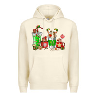 Sandshell Elf coffee cups Premium Hoodie - NancyCooperArtShop