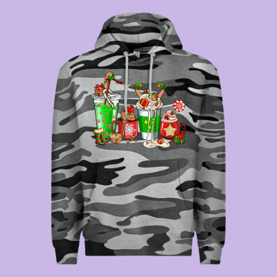 Elf Coffee Cups Premium Hoodie Designed By Nancycooperartshop