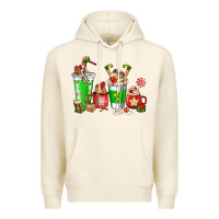 Tofu Elf coffee cups Premium Hoodie - NancyCooperArtShop