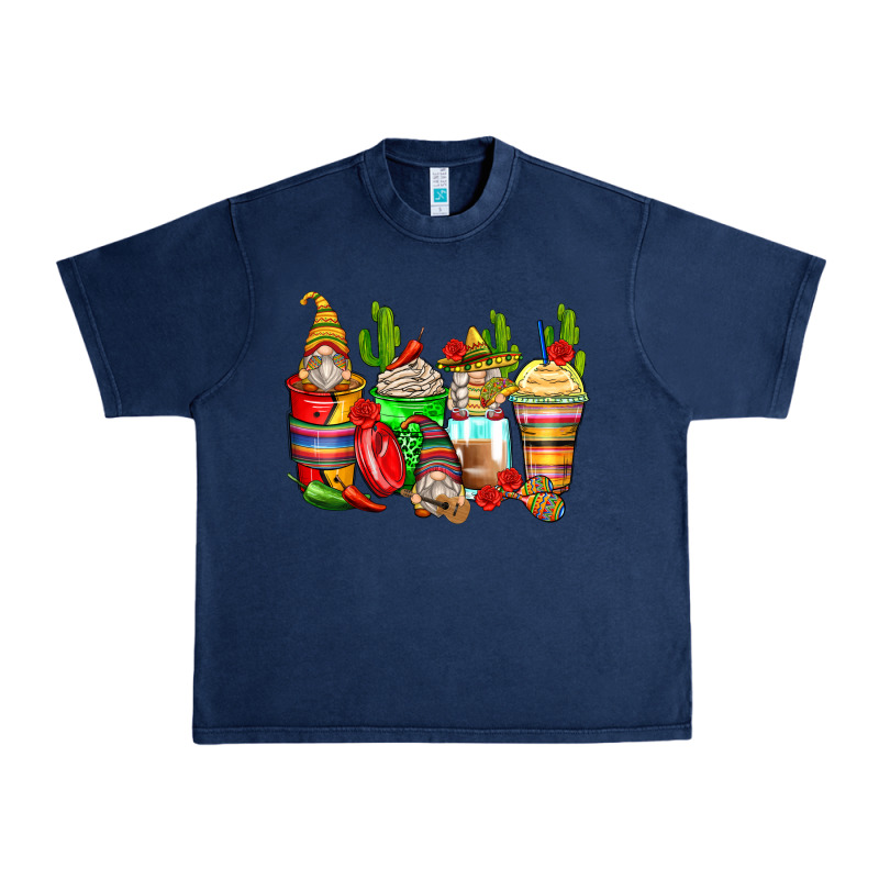 Mexican Gnomes Coffee Cups Urban Heavy Tee by Zillion Design Studio | Teevron