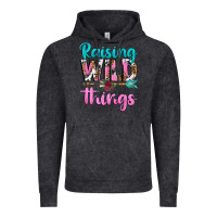 Vintage Black raising wild things Vintage Hoodie - texasbilliewilder
