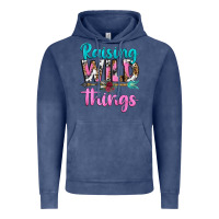 Vintage Denim raising wild things Vintage Hoodie - texasbilliewilder