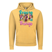 Vintage Mustard raising wild things Vintage Hoodie - texasbilliewilder