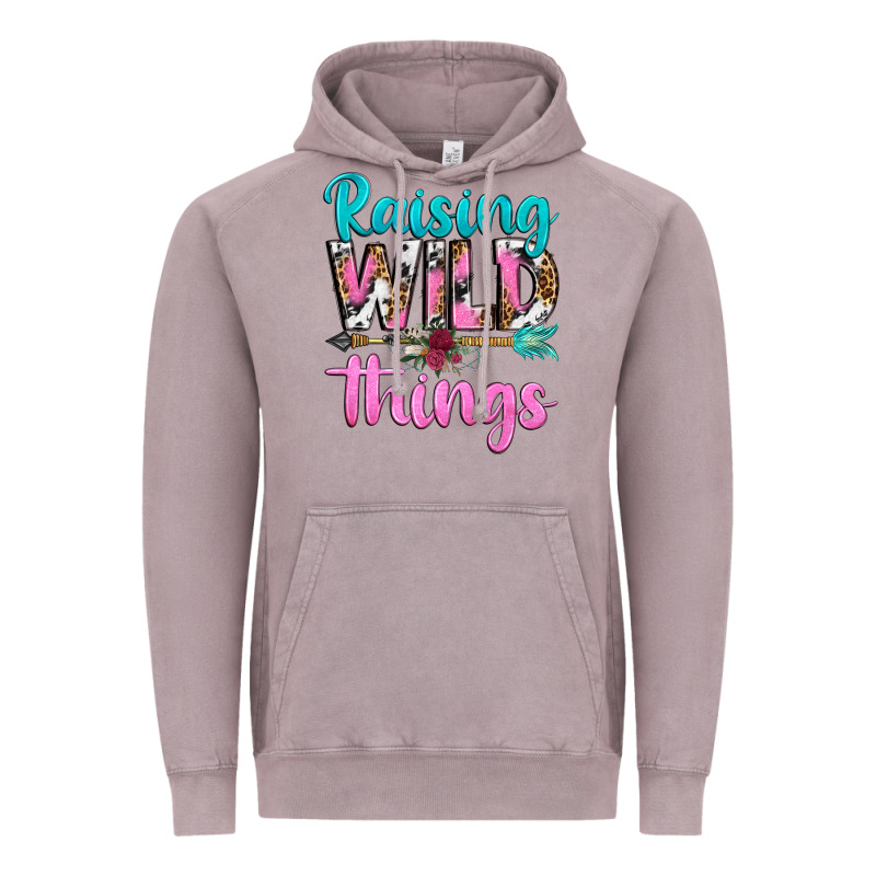 Raising Wild Things Vintage Hoodie by texasbilliewilder | Teevron