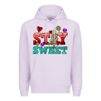 Lilac stay sweet Premium Hoodie - AdoDesignShop