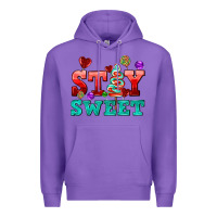 Purple stay sweet Premium Hoodie - AdoDesignShop