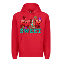 Red stay sweet Premium Hoodie - AdoDesignShop
