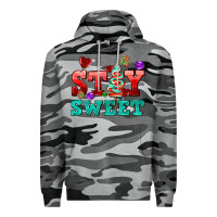 Slate Camo stay sweet Premium Hoodie - AdoDesignShop