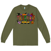 Army Green teacher halloween Long Sleeve Tee - RacoonDesign